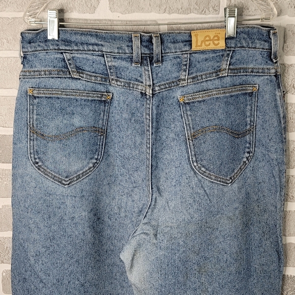 Lee M.R. Riders Vintage High Rise Tapered Baggy Mom Jeans Women's Size 18 Med - Picture 10 of 14
